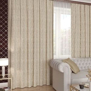 Портьера КАСКАД  185х260 бежевый ГП