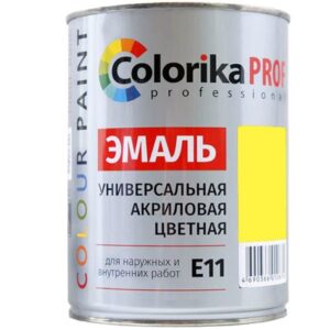Эмаль "Colorika Prof"акриловая универсальная салатовая 0,9л Е-11 10486