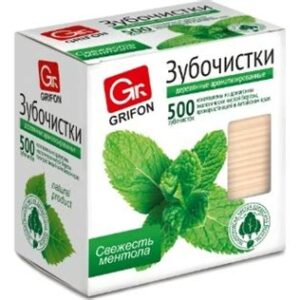Зубочистки 500шт.дерево,с ментолом 400-513 336693