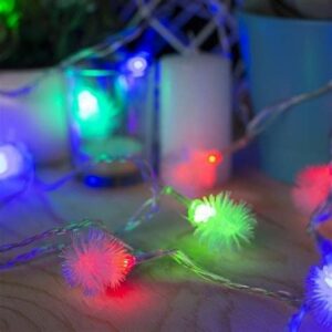 Гирлянда "Нить" 4,5м "Ёжики"30LED, 2реж. 6253360