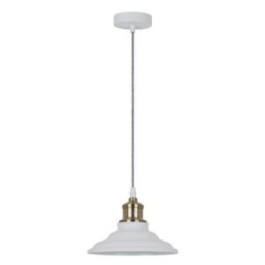 Светильник PL601L C69 Camelion подвесной LOFT,бел.+стар.медь Е27,40Вт, металл 13099