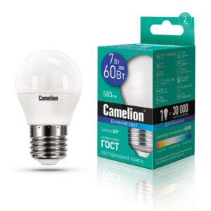 Лампа Camelion LED G45 5w/3К E14 UTRA 40399
