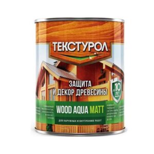 Текстурол WOOD AQUA MATT ОРЕХ 0,8л  (водная осн) ЛАКРА
